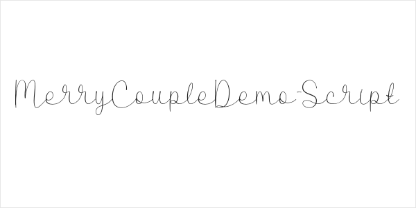 MerryCoupleDemo-Script Logo