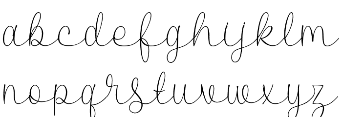 MerryCoupleDemo-Script Font LOWERCASE