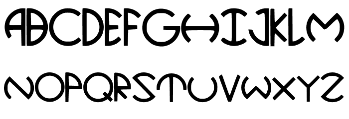 Merry_Go_Round Font LOWERCASE