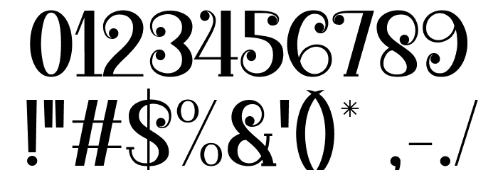 Merrycle Font OTHER CHARS