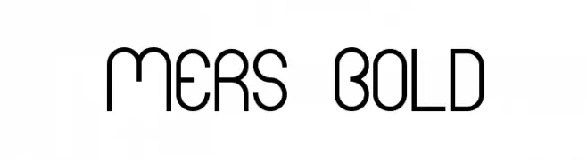 Mers Bold  baixar fontes gratis