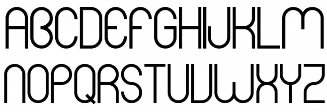 Mers Bold フォント 大文字
