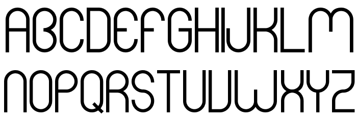 Mers Bold Font LOWERCASE