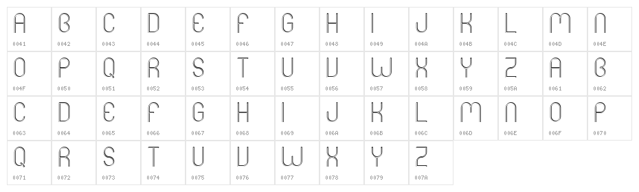 Mers Shadow Character Map