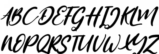 Mersella Italic Font UPPERCASE