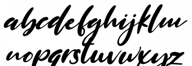 Mersella Italic Font LOWERCASE