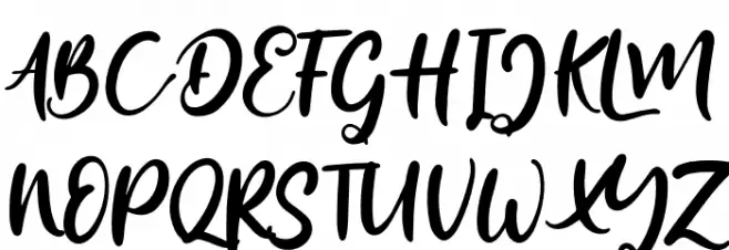 Mersella फ़ॉन्ट अपरकेस