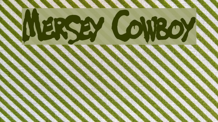 Mersey Cowboy Font examples