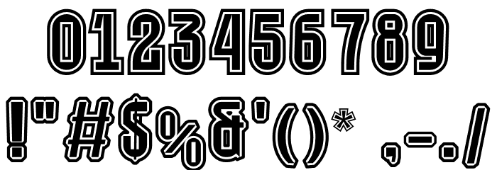 Merseyside Red SS 3 Font OTHER CHARS