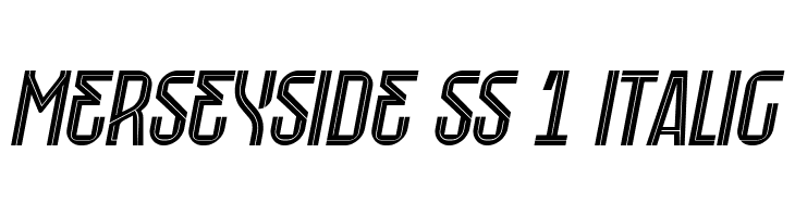 Merseyside SS 1 Italic  font caratteri gratis