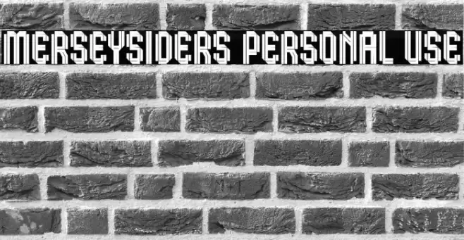 Merseysiders Personal Use Caratteri examples