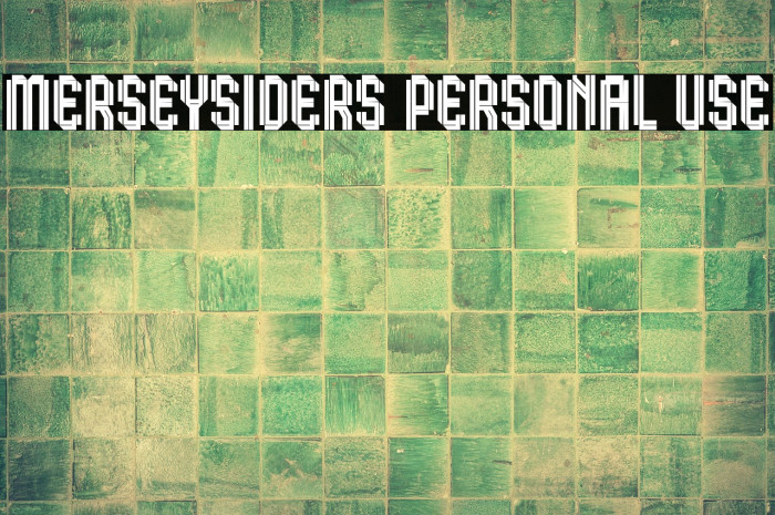 Merseysiders Personal Use Example 3