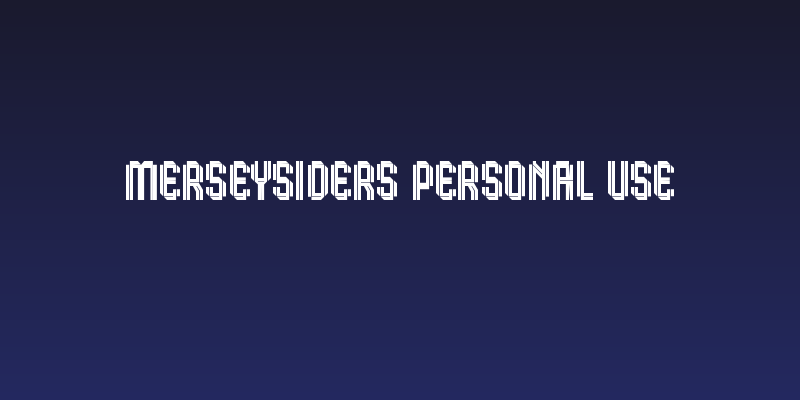 Merseysiders Personal Use Social Header