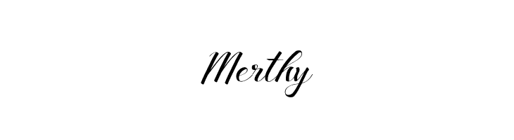 Merthy  Frei Schriftart Herunterladen