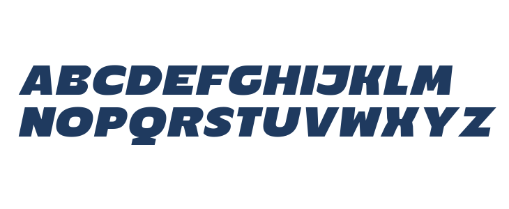 Mertune Italic Uppercase