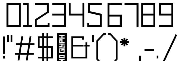 Merubot Regular Font OTHER CHARS