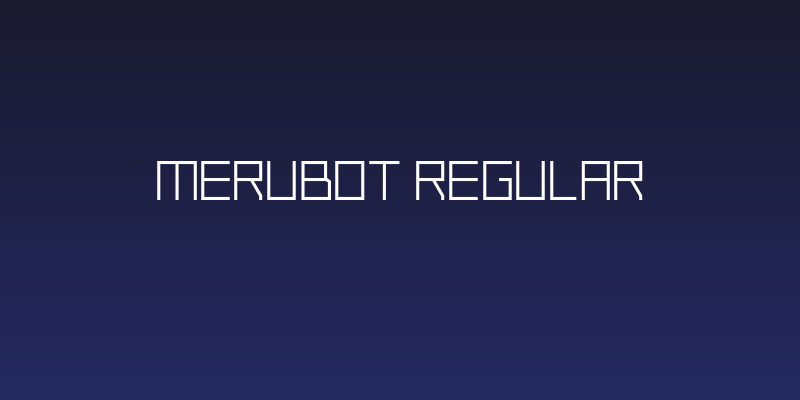 Merubot Regular Social Header