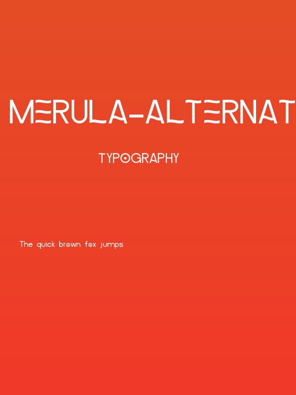 Merula-Alternative Poster