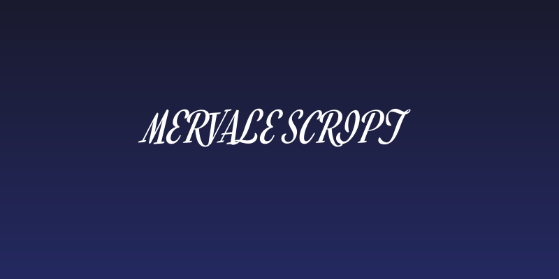 Mervale Script Social Header