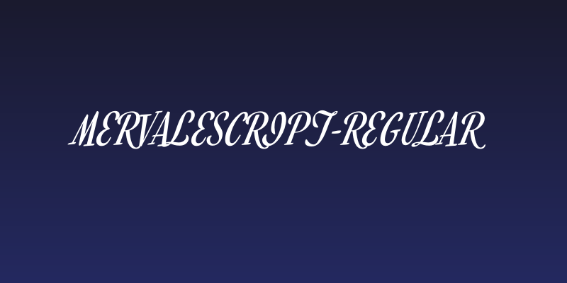 MervaleScript-Regular Social Header