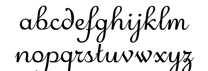 Merveille Font LOWERCASE