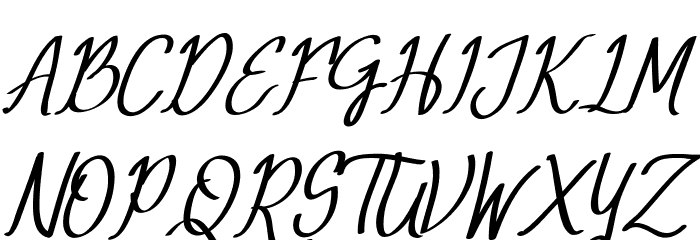 Mery Qolby Demo Italic Font OTHER CHARS