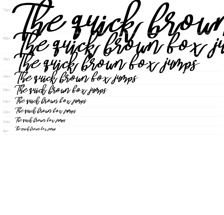 Mery Qolby Demo Italic Waterfall