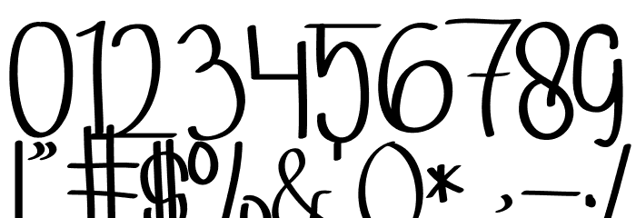 Mery Qolby Font OTHER CHARS