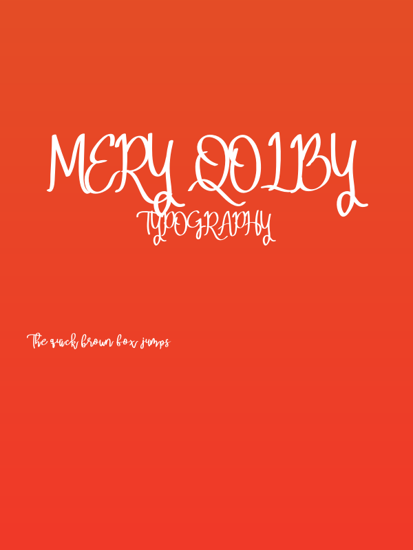 Mery Qolby Poster