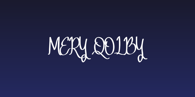 Mery Qolby Social Header