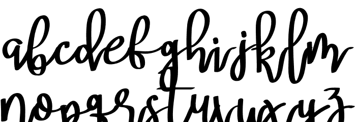 Mery Qolby Font LOWERCASE