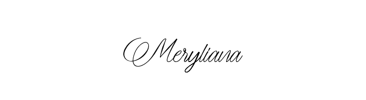 Meryliana  font caratteri gratis