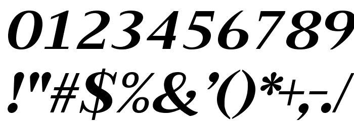 Merysha-Italic Font OTHER CHARS