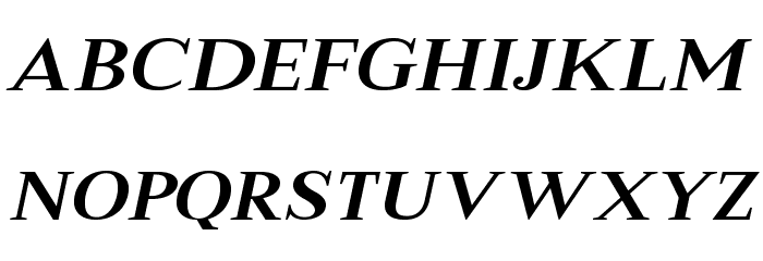 Merysha-Italic Font LOWERCASE