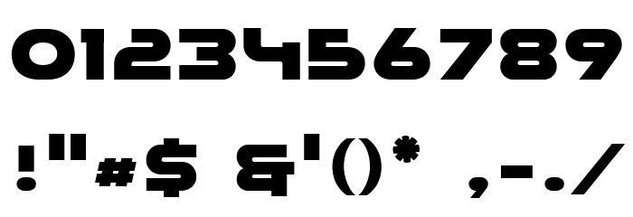 Mesa Grande Font OTHER CHARS