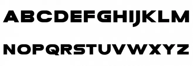 Mesa Grande Caratteri MINUSCOLO