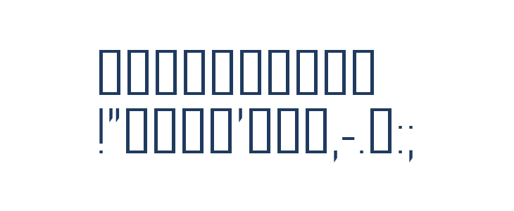 MesaAnalog Medium Other Characters