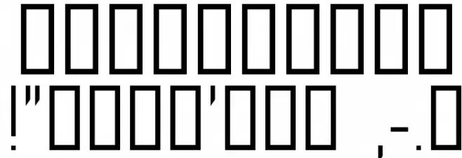 MesaAnalog Medium Font OTHER CHARS