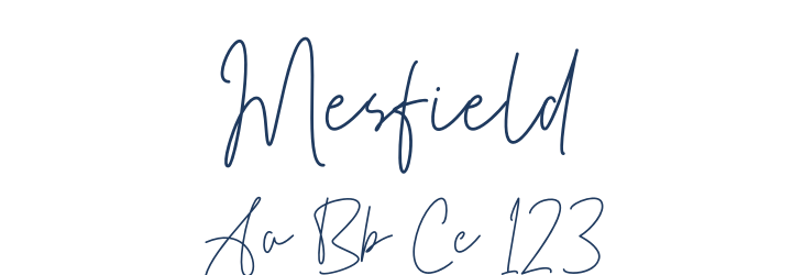 Mesfield Font Preview