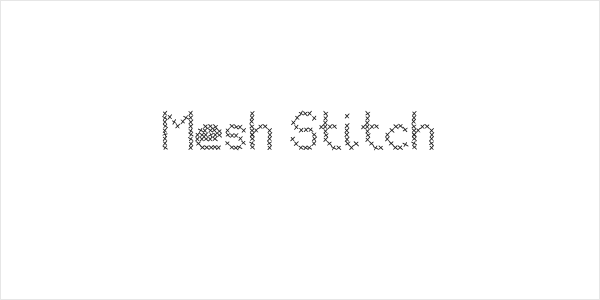 Mesh Stitch Logo