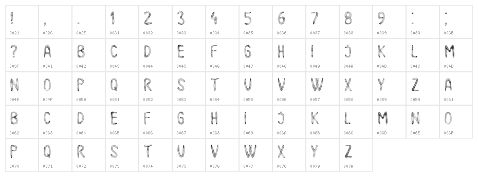 Meshes Regular Character Map