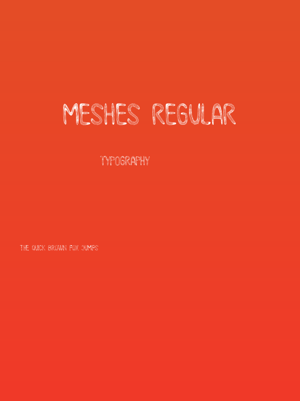 Meshes Regular Poster