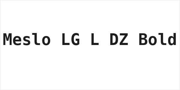 Meslo LG L DZ Bold Logo