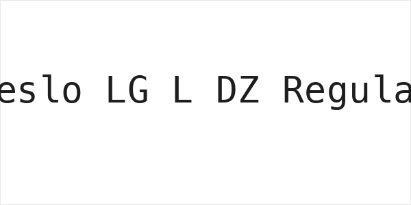 Meslo LG L DZ Regular Logo
