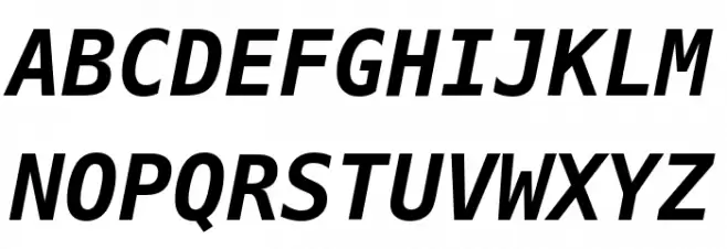 Meslo LG M DZ Bold Italic  