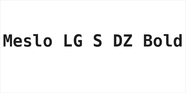 Meslo LG S DZ Bold Logo