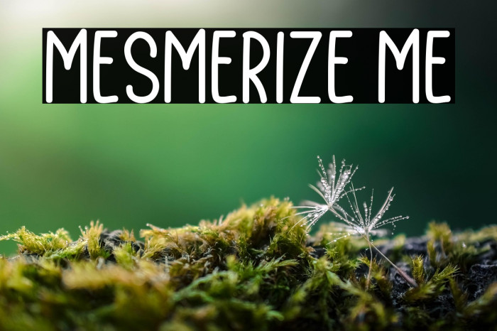 Mesmerize Me Example 3