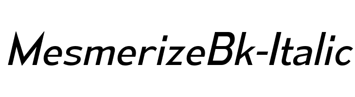 MesmerizeBk-Italic  नि: शुल्क फ़ॉन्ट्स डाउनलोड