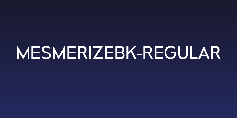 MesmerizeBk-Regular Social Header
