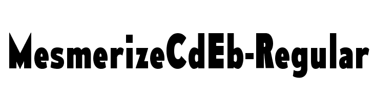 MesmerizeCdEb-Regular  Frei Schriftart Herunterladen